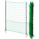 Nevodivá zelená ohradníková síť s brankou pro drůbež, délka 50 m, výška 112 cm – Zboží Mobilmania