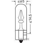Osram 2722 W2W W2x4,6d 12V 2W | Zboží Auto