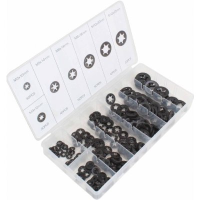 ASTA Pružné podložky "Starlock", pro šrouby M3 - M12, sada 260ks – Sleviste.cz