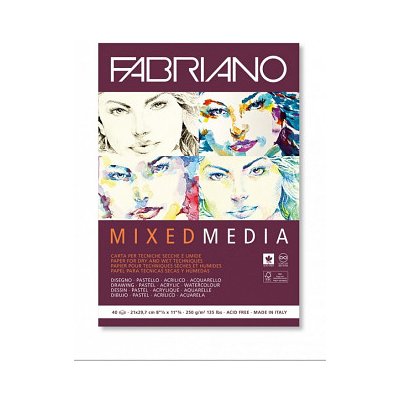 Fabriano Blok Mixed media 250g A4 – Zboží Mobilmania