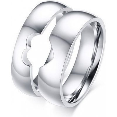 Šperky4U OPR0054 Pánský ocelový prsten srdce OPR0054 P – Zboží Mobilmania