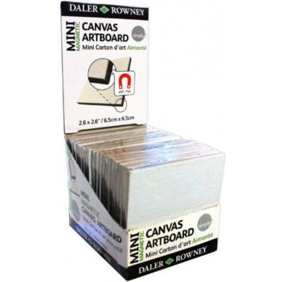 Šepsované plátno s magnetem mini rozměrů 6,5 / 6,5 cm s magnetem 6,5 / 6,5 cm: deska – Zboží Dáma