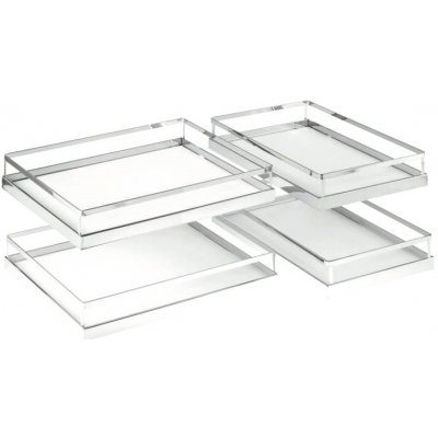 KESSEBÖHMER- MAGIC CORNER sada košů ARENA STYLE chrom/ bílá – Sleviste.cz