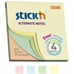 Samolepicí bloček, pastelové barvy, 76x76 mm, 100 listů, STICK N 21821 – Hledejceny.cz
