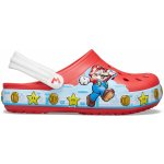 Crocs FL Super Mario Lights CgK červená – Zboží Dáma