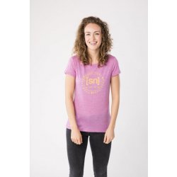 super.natural W Print Tee crocus melange