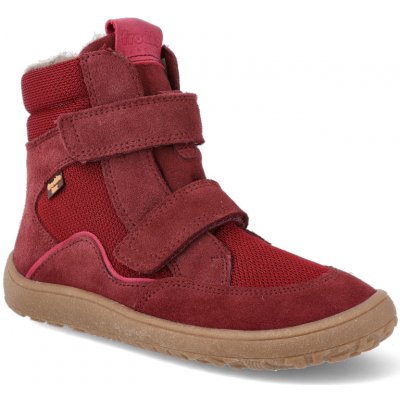 Froddo Barefoot zimní obuv s membránou BF Tex Winter vínová – Sleviste.cz