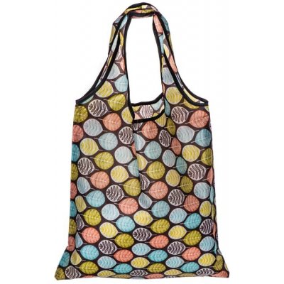 VETRO-PLUS Taška nákupní skládací PU 59x37 cm dekor lístečky – Hledejceny.cz