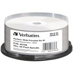 VERBATIM BD-R 25GB 6x, printable, spindle, 25ks (43738) – Hledejceny.cz