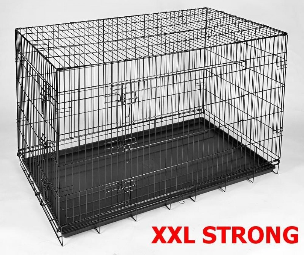 BestPet Strong Klec pro psa XXL 126 x 74 x 84 cm | Srovnanicen.cz
