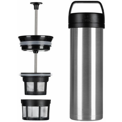 Espro French press kávovar ULTRALIGHT PRESS P0 470 ml, stříbrná, broušená nerezová ocel – Sleviste.cz
