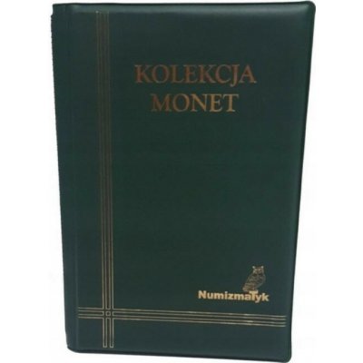 Numizmatyk Album na mince 96ks 35 x 40 mm 8 listů zelené – Hledejceny.cz