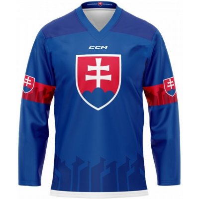 CCM Hockey Slovakia fan dres modrý