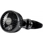 Lampa Italy Ventilátor do auta 12V LAMPA CHROME FAN 8", kovový s klipsovým úchytem | Zboží Auto