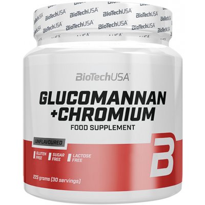 Biotech USA Glucomannan + Chromium 225 g – Hledejceny.cz