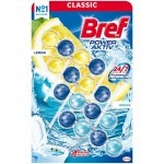 Bref Power Aktiv Lemon Ocean tuhý WC blok 4 x 50 g – Zboží Mobilmania