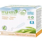Masmi tampony Super Plus z organické bavlny 15 ks – Sleviste.cz