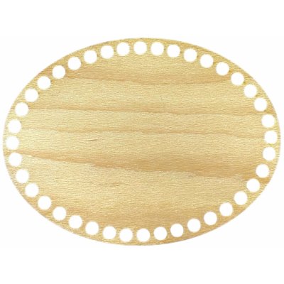 Dřevěný svět online Dno na košík dekor přírodní tvar 2 ovál 20 x 15 cm – Sleviste.cz