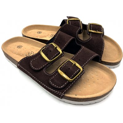 Dámské korkové biopantofle hnědé – Zboží Dáma