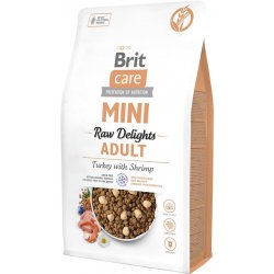 Brit Care Mini Raw Delights Adult Turkey with Shrimp 2 kg