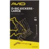 Příslušenství pro vlasce a ocelová lanka Avid Carp Rovnátko Outline D-Rig Kicker Large 10 ks