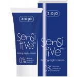 Ziaja Sensitive Skin zpevňující noční krém redukující podráždění 50 ml – Zboží Dáma