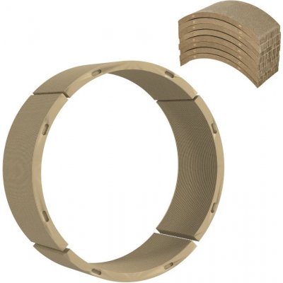 PawHut Sada 8dílného škrabadla 55 x 25,5 x 3 cm – Sleviste.cz