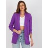 Dámské sako Italy Moda Fialové ležérní dámské sako dhj-ma-7684.15p-purple