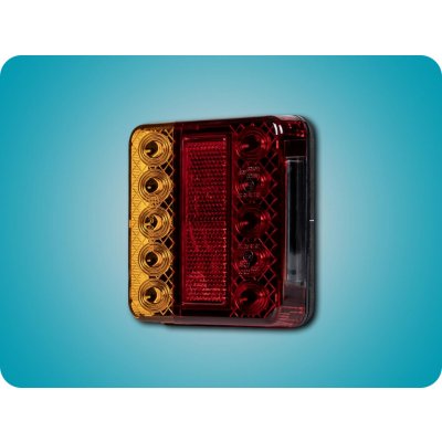 KAMAR LED ZADNÍ SVĚTLO 4 FUNKCE, 3,3W, 12V, R10, R148, R150, IP67, UCHYCENÍ ŠROUBY [L1963] – Zboží Mobilmania