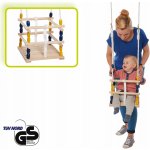 Dřevěné sedátko dětská houpačka Happy People od 12msc – Sleviste.cz