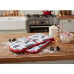 Vánoční kuchyňská dvojitá chňapka CHRISTMAS PENGUIN 86x17 cm Mybesthome – Zboží Dáma