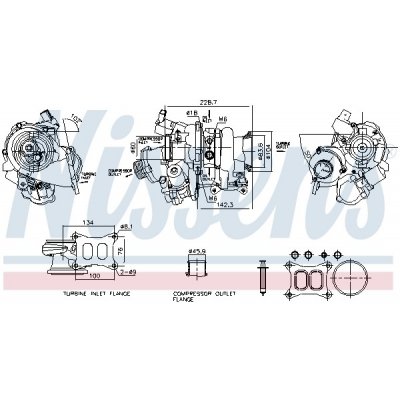 Turbodmychadlo NISSENS 93632 | Zboží Auto