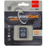 IMRO microSDXC Class 10 64 GB 34216 – Zboží Mobilmania