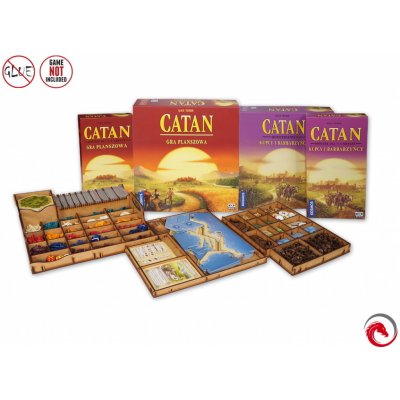 e-Raptor Catan + Traders & Barbarians + 5-6 Players Expansions Insert
