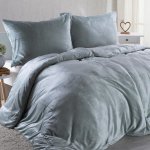 decoDoma povlečení z mikroplyše šedé 140x200 70x90 – Zboží Dáma