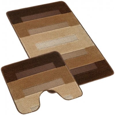 Bellatex Bany Parkety hnědá 60x50 cm s výkrojem – Sleviste.cz