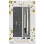 Parker Jotter Stainless Steel CT sada plnicí pero a kuličková tužka 1501/1563258 – Zboží Živě