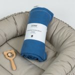 Tulimese Zavinovací mušelínová deka indigo – Hledejceny.cz