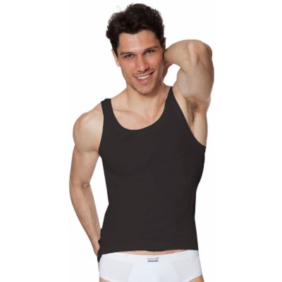 Risveglia Pánské ryps tílko vzor U810 černá – Zboží Dáma