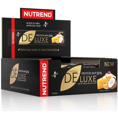 Nutrend Deluxe Protein Bar 12 x 60g – Zboží Mobilmania