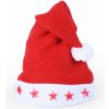 Karnevalový kostým Čepice vánoční blikající Mikuláš Santa claus vánoce
