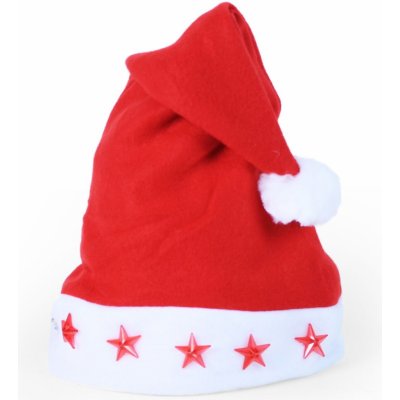 Čepice vánoční blikající Mikuláš Santa claus vánoce – Sleviste.cz