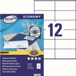 Europe 100 ELA021 105 x 48 mm papír bílá 1200 ks – Zboží Dáma