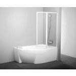 Ravak Rosa VSK2 160 L, 150x160 cm, transparent, bílá – Zboží Dáma