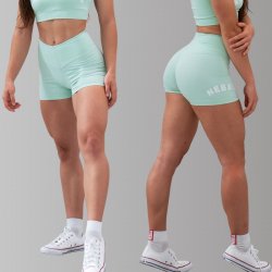 Nebbia Šortky s vysokým pasem GYM HERO 582 light green