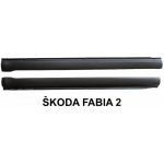 Plastové prahy Škoda Fabia 2 - 2007-2014 Jemný desén | Zboží Auto