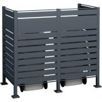 Westmann Planum 2 plechový 170 x 90 x 150 cm antracit – Zboží Dáma