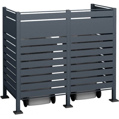 Westmann Planum 2 plechový 170 x 90 x 150 cm antracit – Zboží Dáma