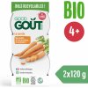 Příkrm a přesnídávka Good Gout Bio Mrkvové pyré 2 x 120 g