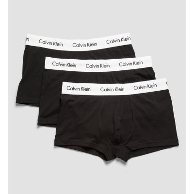 Calvin Klein pánské černé boxerky 3Pack